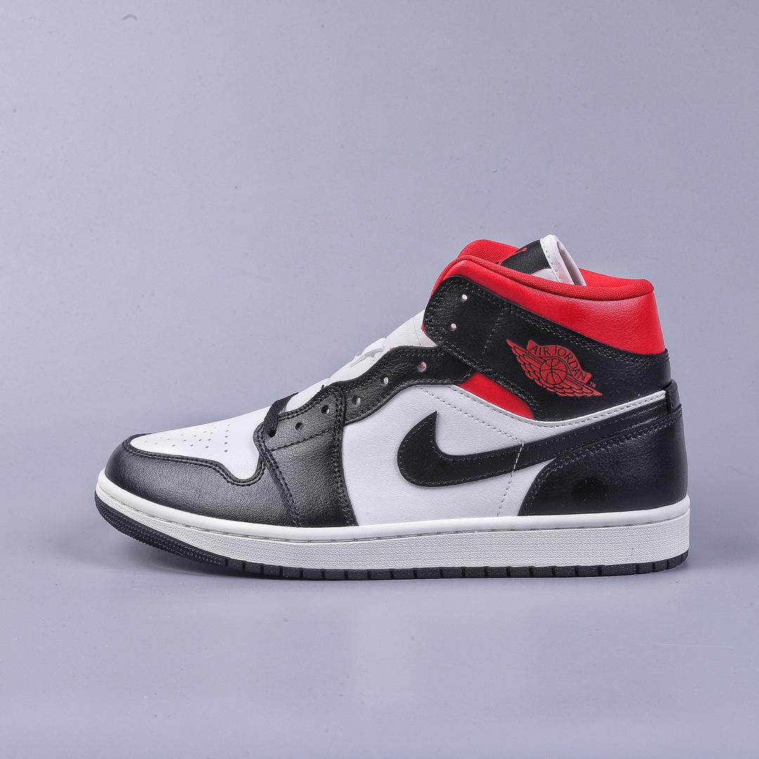 260 DT原厂 AJ1 Mid 中帮 黑白红 Air Jordan 1 Mid 市售最强中帮 DQ6472-061