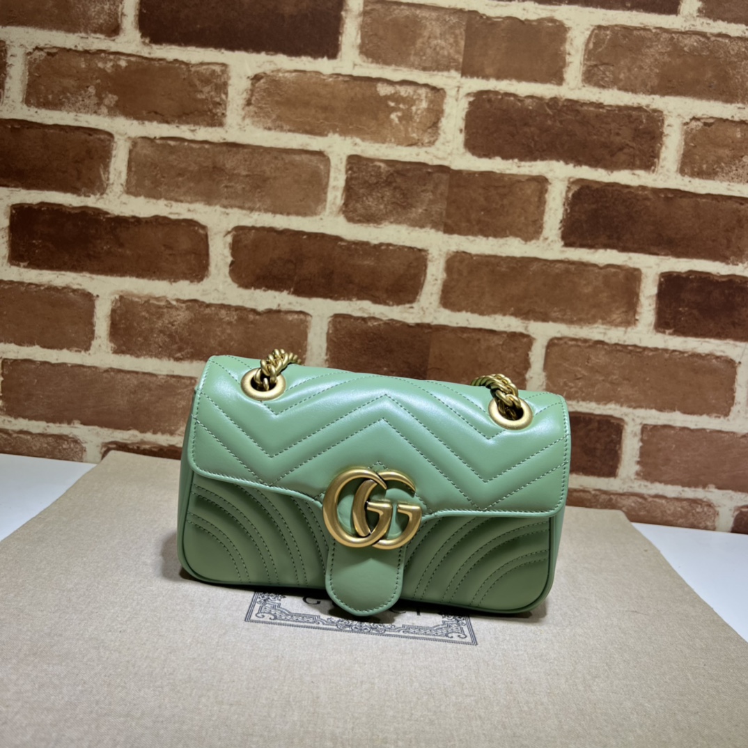 NO:211069,The quality of the counter, top-quality original goods, real-life photos!  Model number 446744 light green size width 23x height 14x side width 6, shipped!  Batch, GUCCI [original skin], gucci19860909专柜品质,顶级原单货,实物实拍！款号446744浅绿尺寸宽23x高14x侧宽6,出货了！批,GUCCI【原厂皮】,gucci,Bag