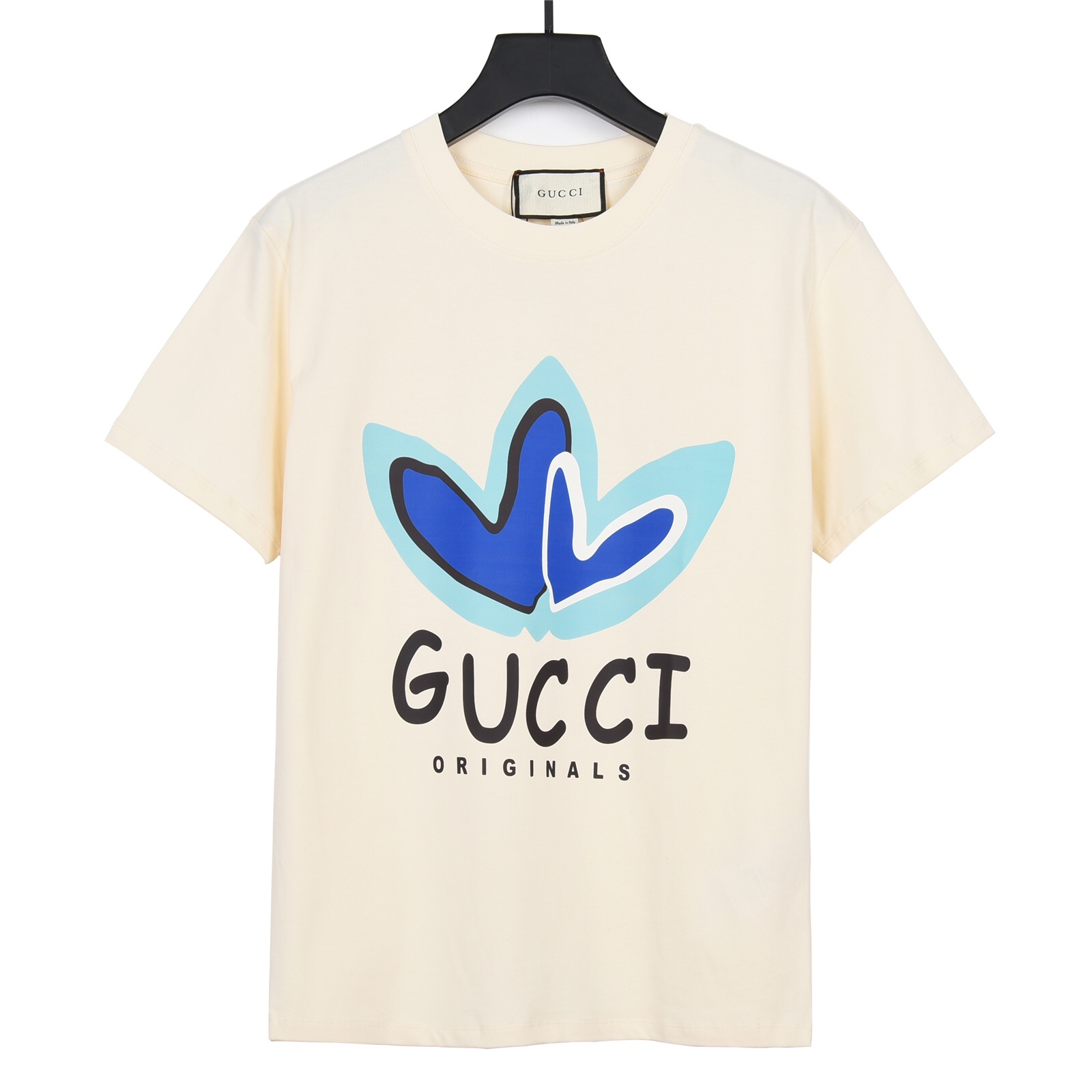 160 GUCCI/古驰 2023春夏新款联名aidas三叶草限定系列短袖T恤