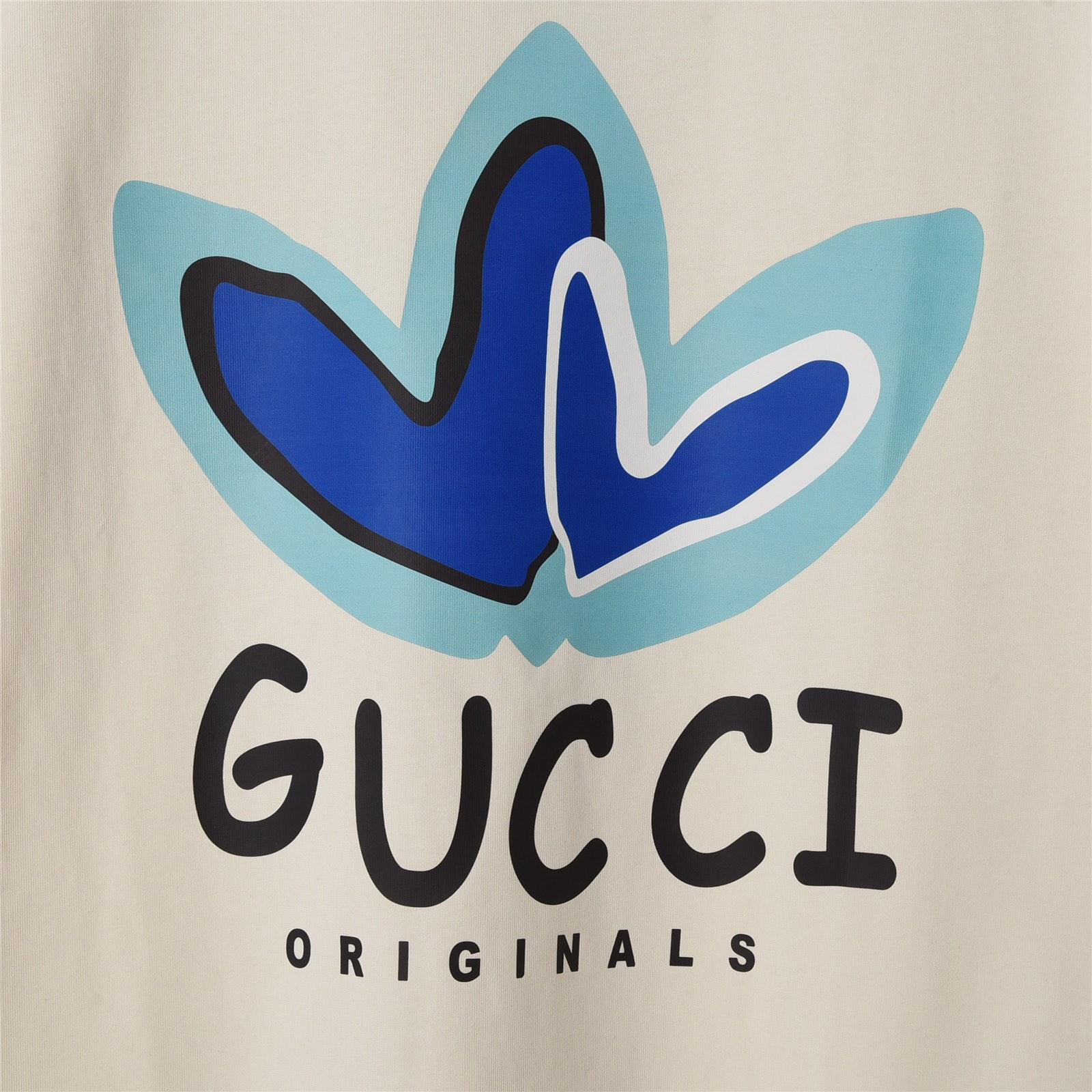 160 GUCCI/古驰 2023春夏新款联名aidas三叶草限定系列短袖T恤