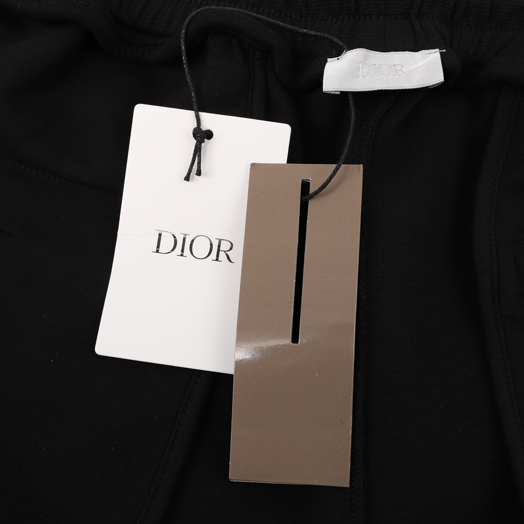 DIOR/迪奥 CD刺绣毛圈棉男女同款休闲运动裤