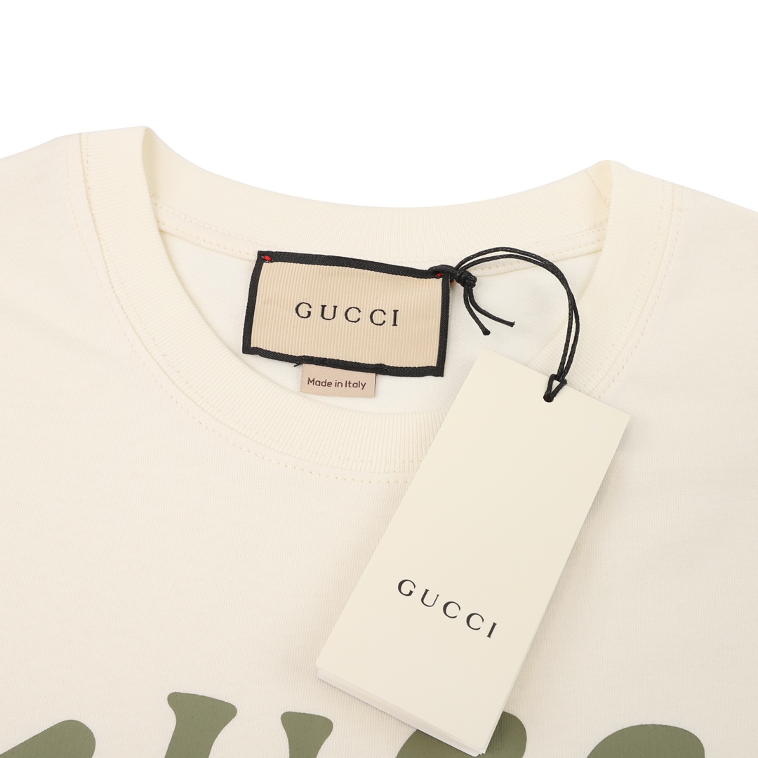 160 GUCCI/古驰 涂鸦笑脸标识圆领短袖夏季渠道限定新款