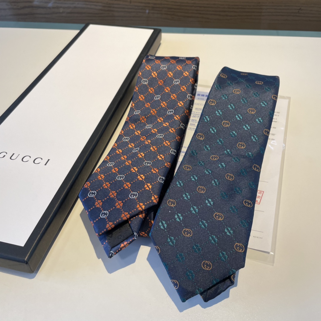 G家专柜新款GG标识印花领带男士领带