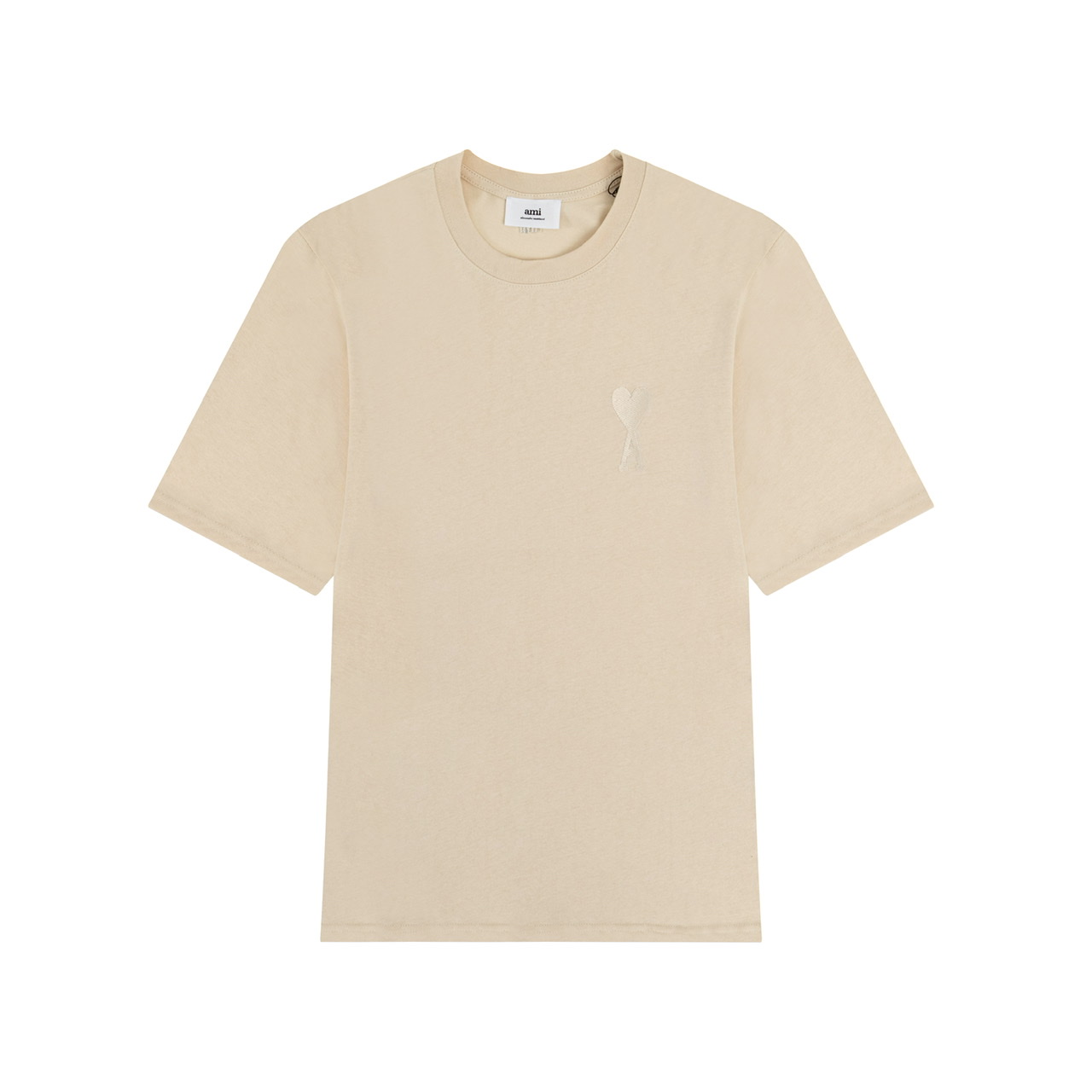 Women’s High-End Quality Suit with Ami Macaron-Colored Logo Embroidered Short Sleeves. - 图片 7