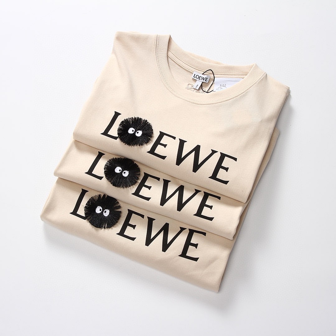 Loewe X Totoy 21ss 煤球小精灵短袖 罗意威与宫崎骏龙猫合作款