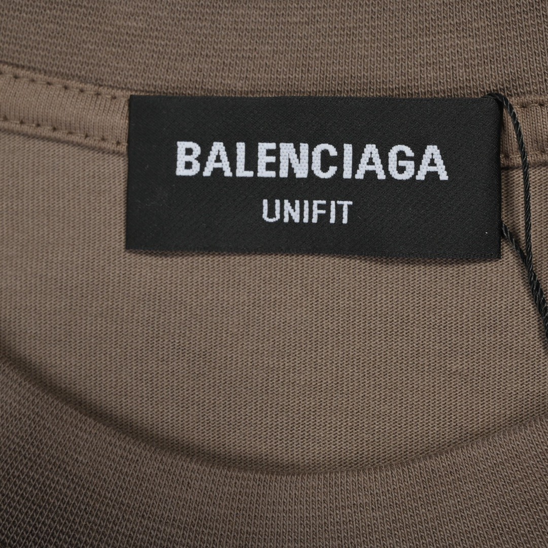 Balenciaga/巴黎世家 22Fw 粮食计划印花假两件长袖 230克