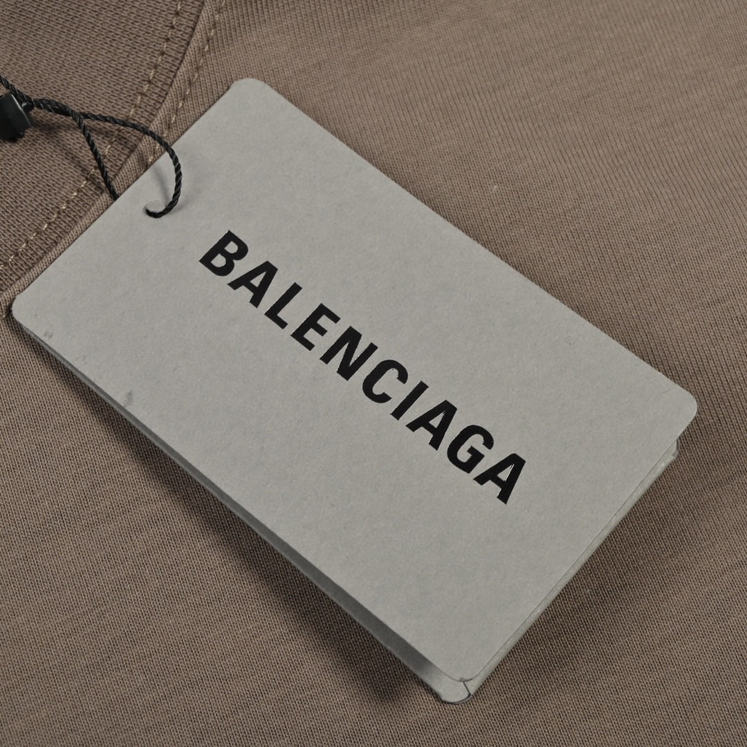 Balenciaga/巴黎世家 22Fw 粮食计划印花假两件长袖 230克