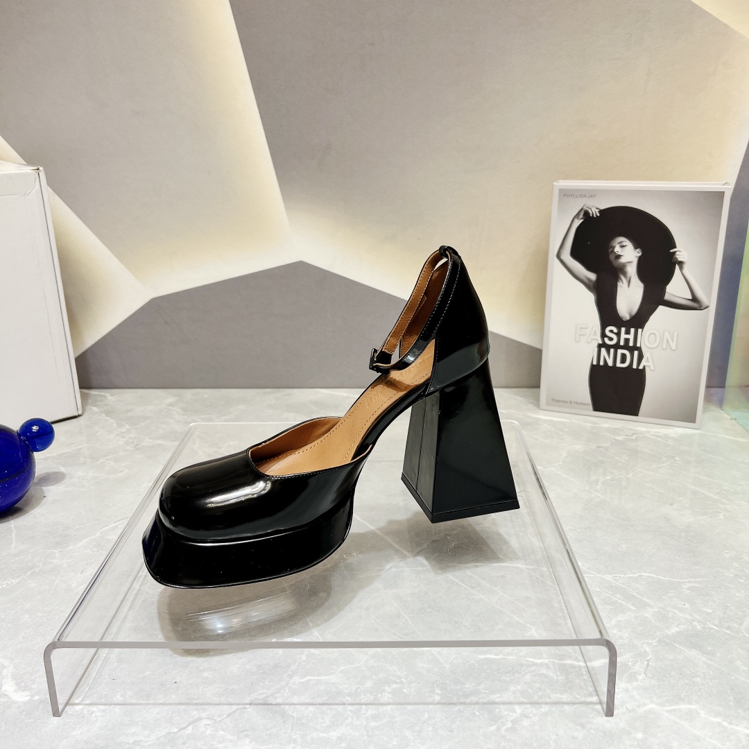 SHUSHU/TONG 2023vs High-Heel Soles: European Style, Quality, Customized Leather, Elegant. - 图片 6