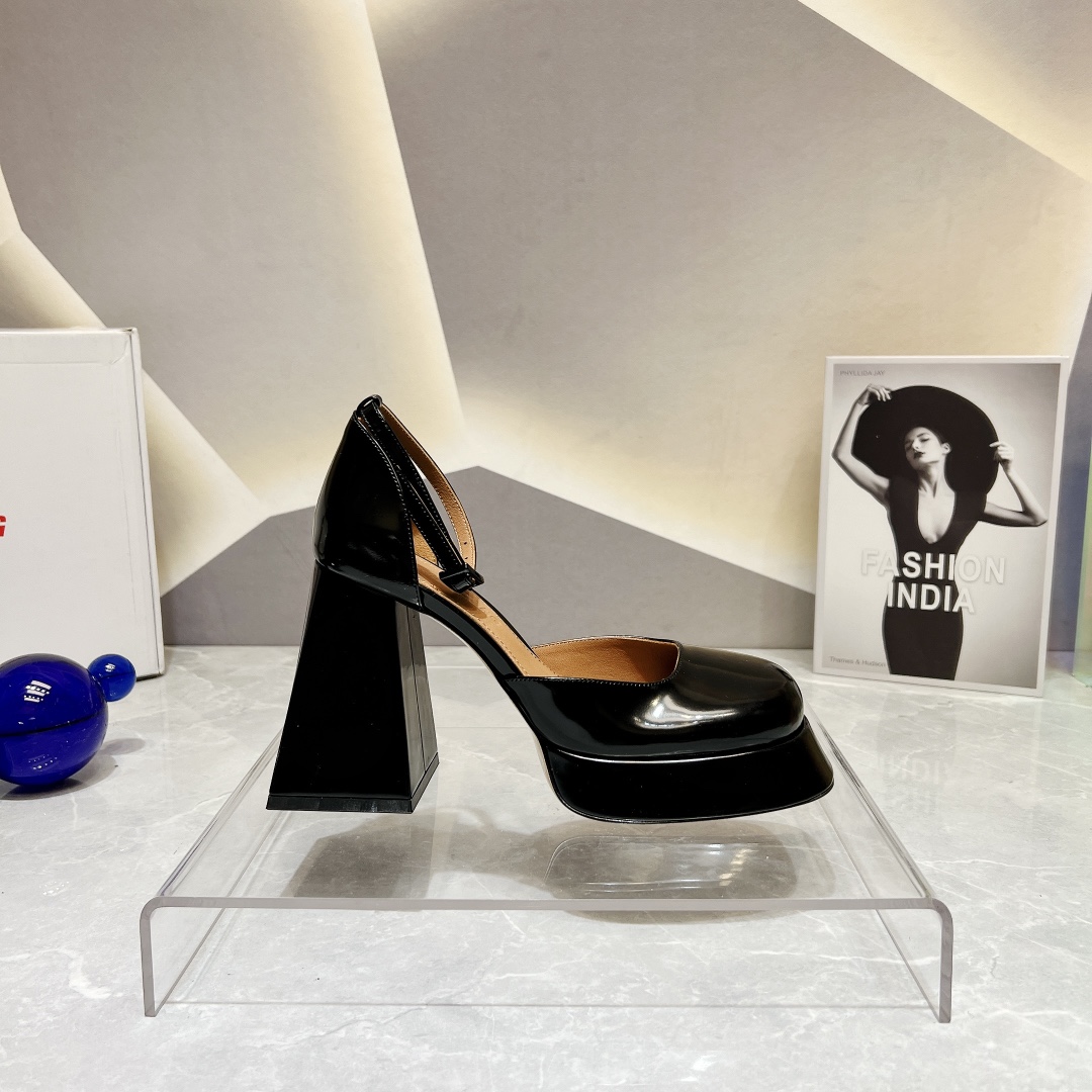 SHUSHU/TONG 2023vs High-Heel Soles: European Style, Quality, Customized Leather, Elegant. - 图片 5