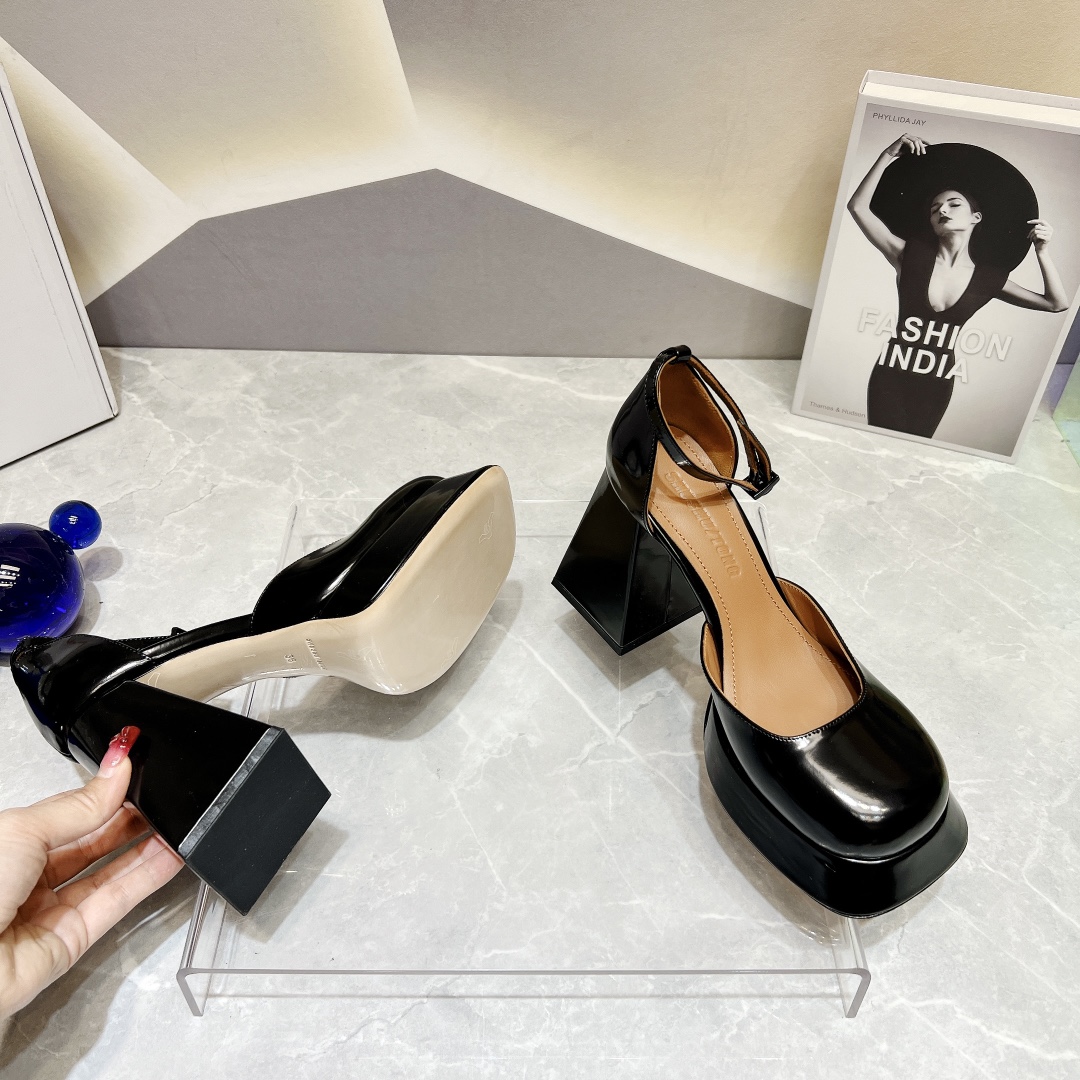 SHUSHU/TONG 2023vs High-Heel Soles: European Style, Quality, Customized Leather, Elegant. - 图片 9