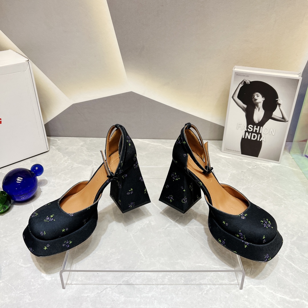 2023 Spring/Summer High-Heel Sole Series by SHUSHU/TONG: European Style Elegance in Custom Fabric - 图片 4