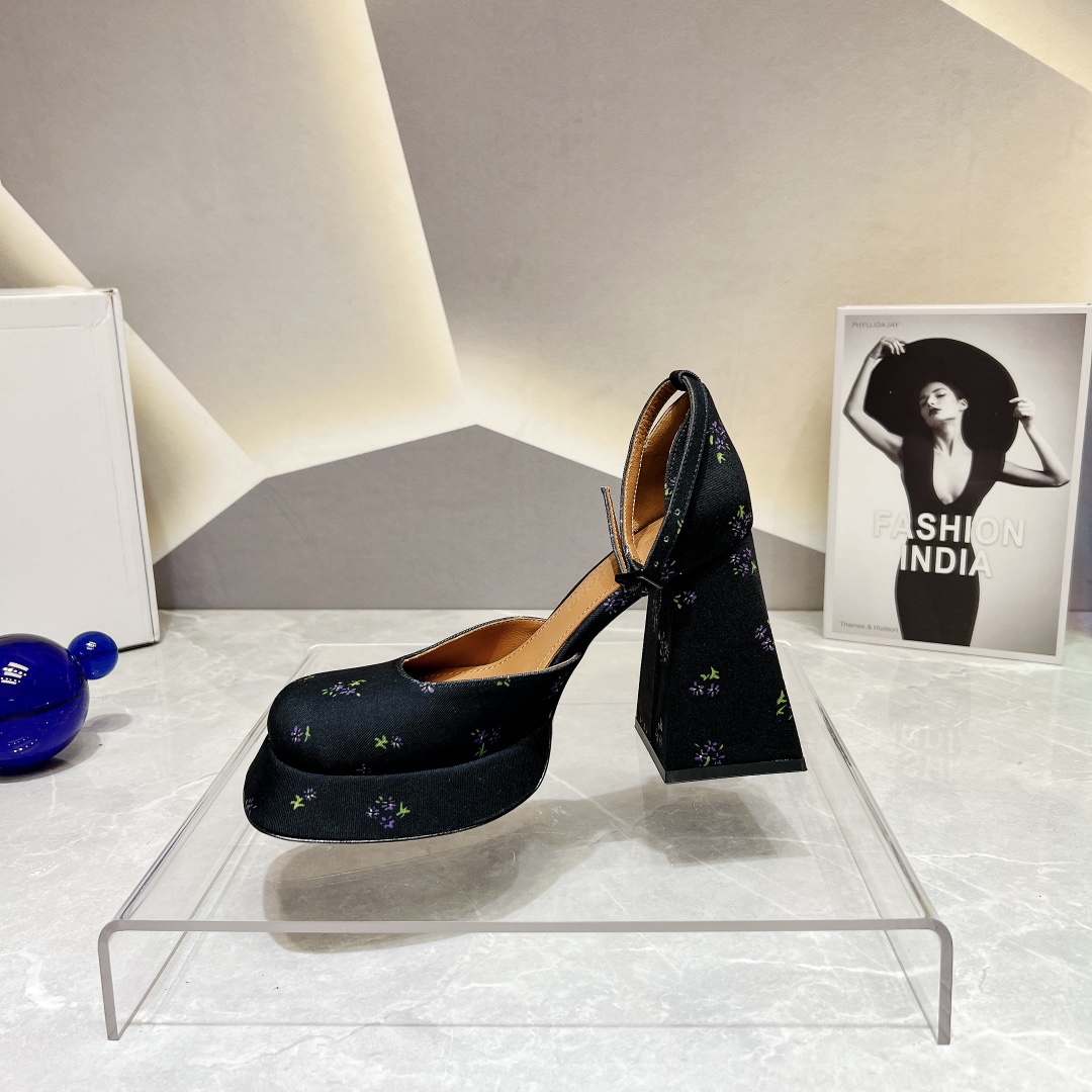 2023 Spring/Summer High-Heel Sole Series by SHUSHU/TONG: European Style Elegance in Custom Fabric - 图片 6