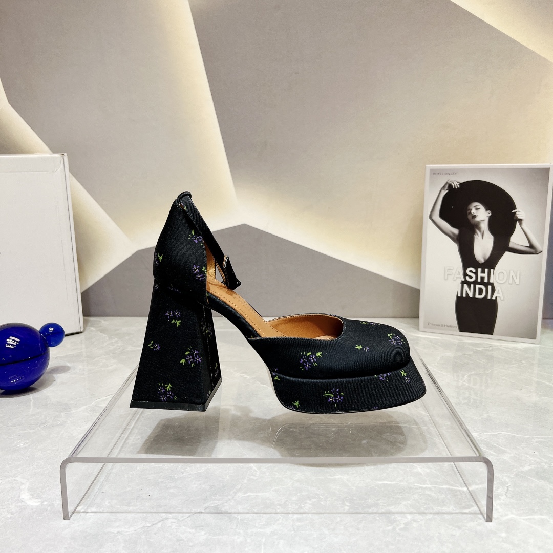2023 Spring/Summer High-Heel Sole Series by SHUSHU/TONG: European Style Elegance in Custom Fabric - 图片 5