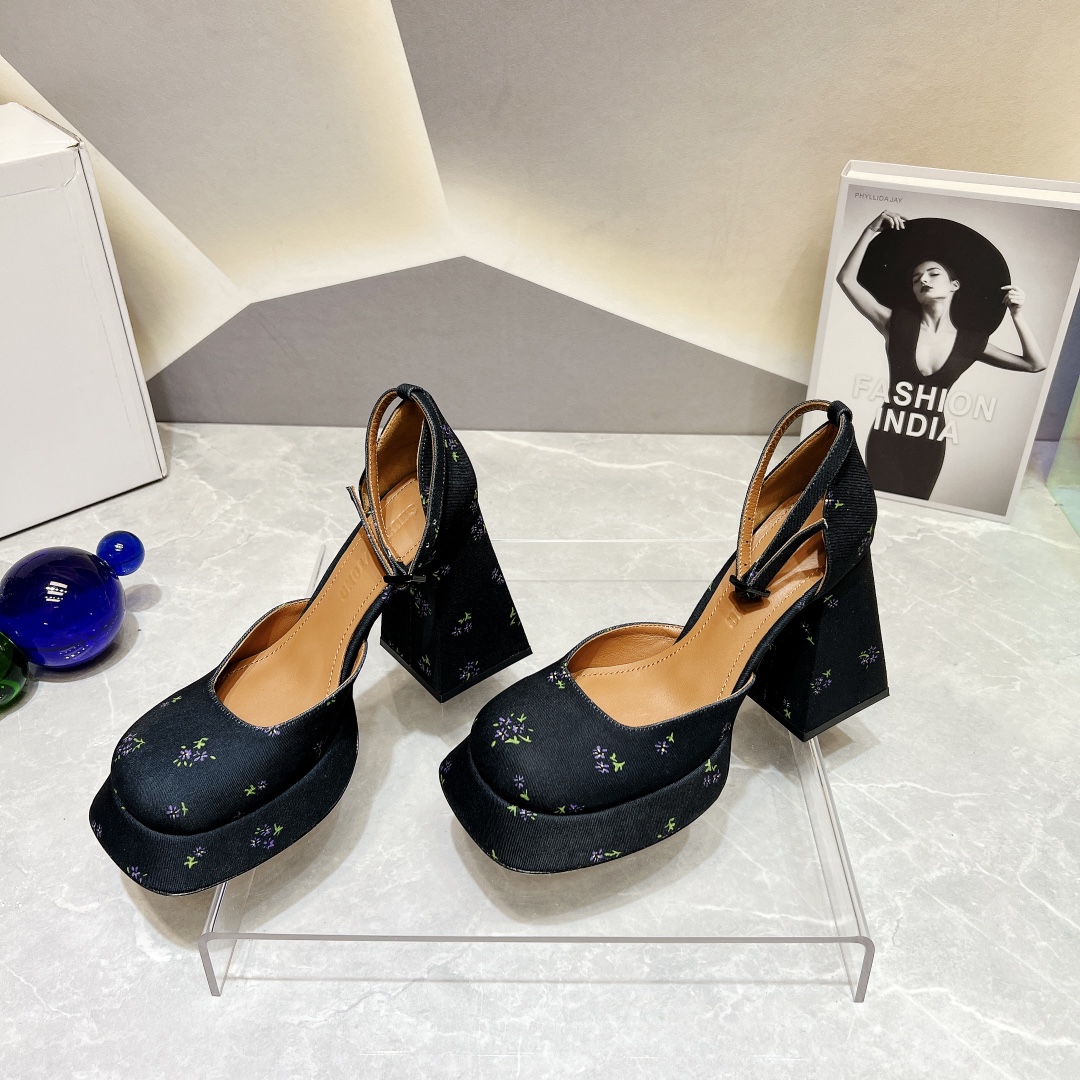2023 Spring/Summer High-Heel Sole Series by SHUSHU/TONG: European Style Elegance in Custom Fabric - 图片 3