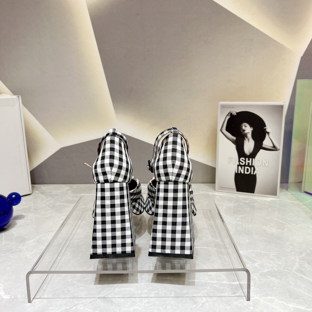 High-Heel Soles Series 2023: European Style Shoes with Custom Fabric and Leather - 图片 8