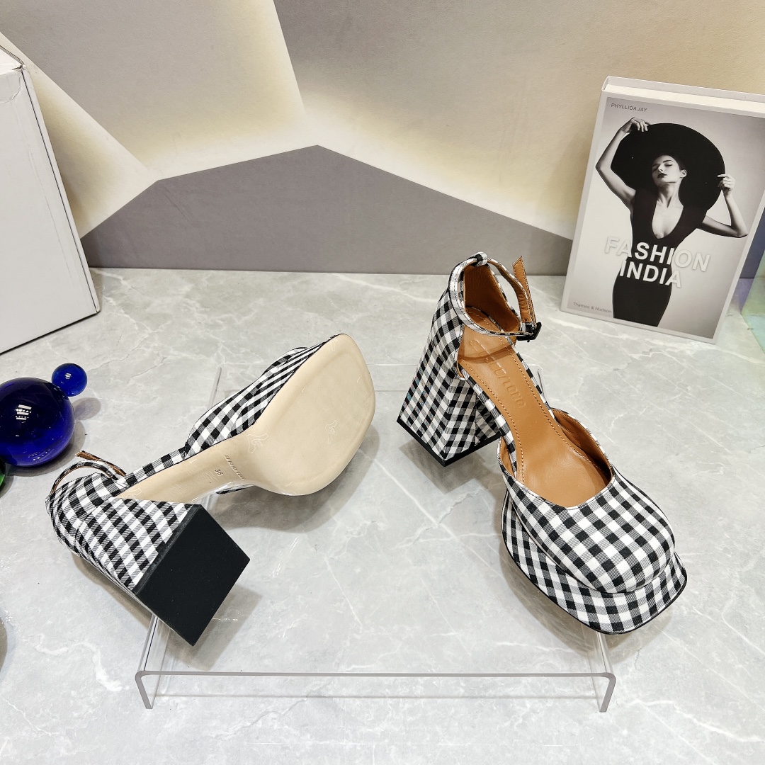 High-Heel Soles Series 2023: European Style Shoes with Custom Fabric and Leather - 图片 9