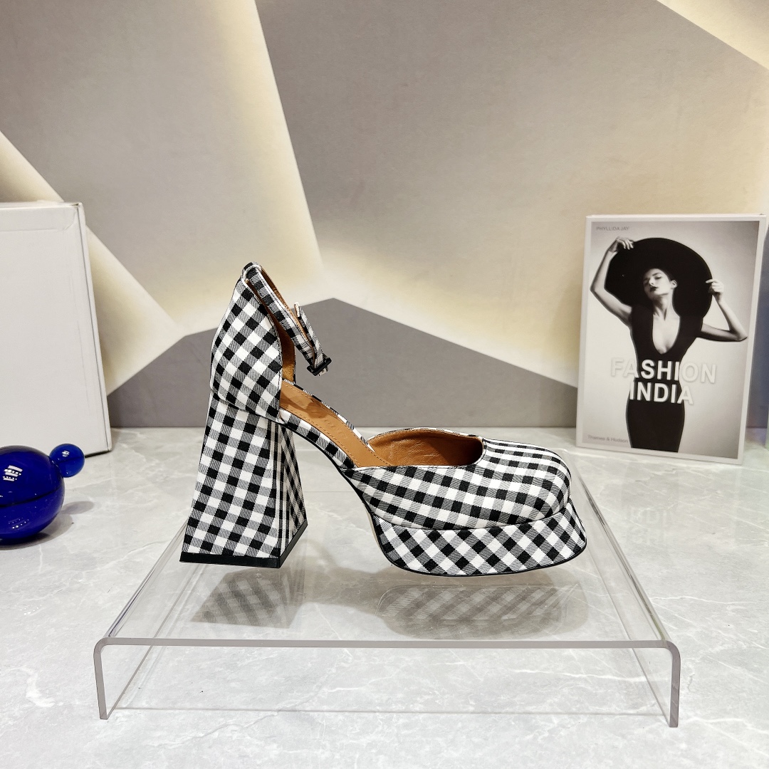 High-Heel Soles Series 2023: European Style Shoes with Custom Fabric and Leather - 图片 5