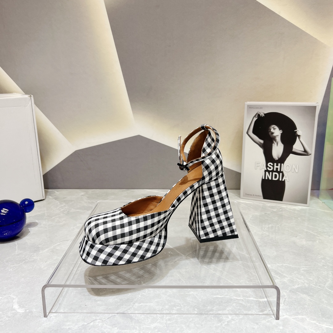 High-Heel Soles Series 2023: European Style Shoes with Custom Fabric and Leather - 图片 6