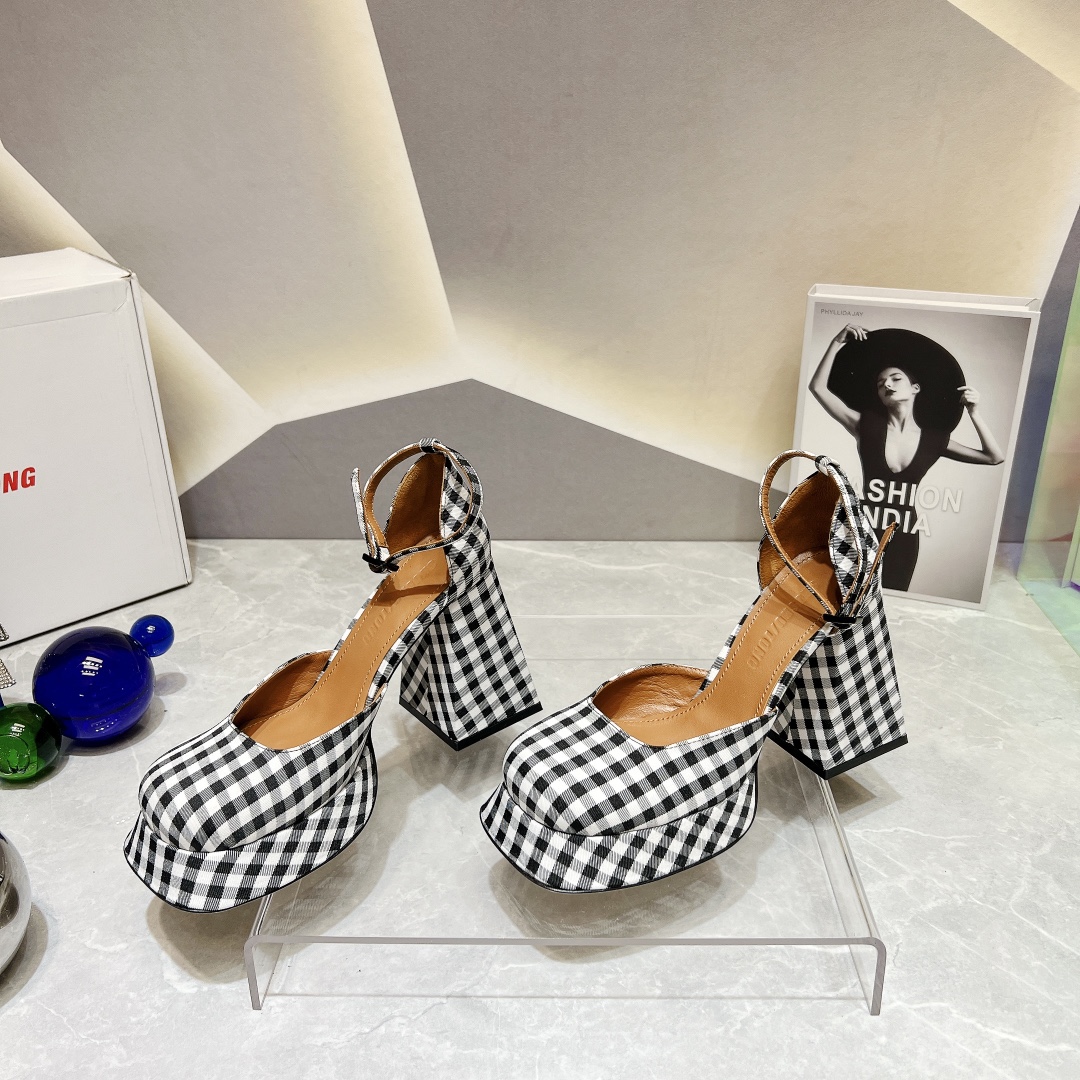 High-Heel Soles Series 2023: European Style Shoes with Custom Fabric and Leather - 图片 3