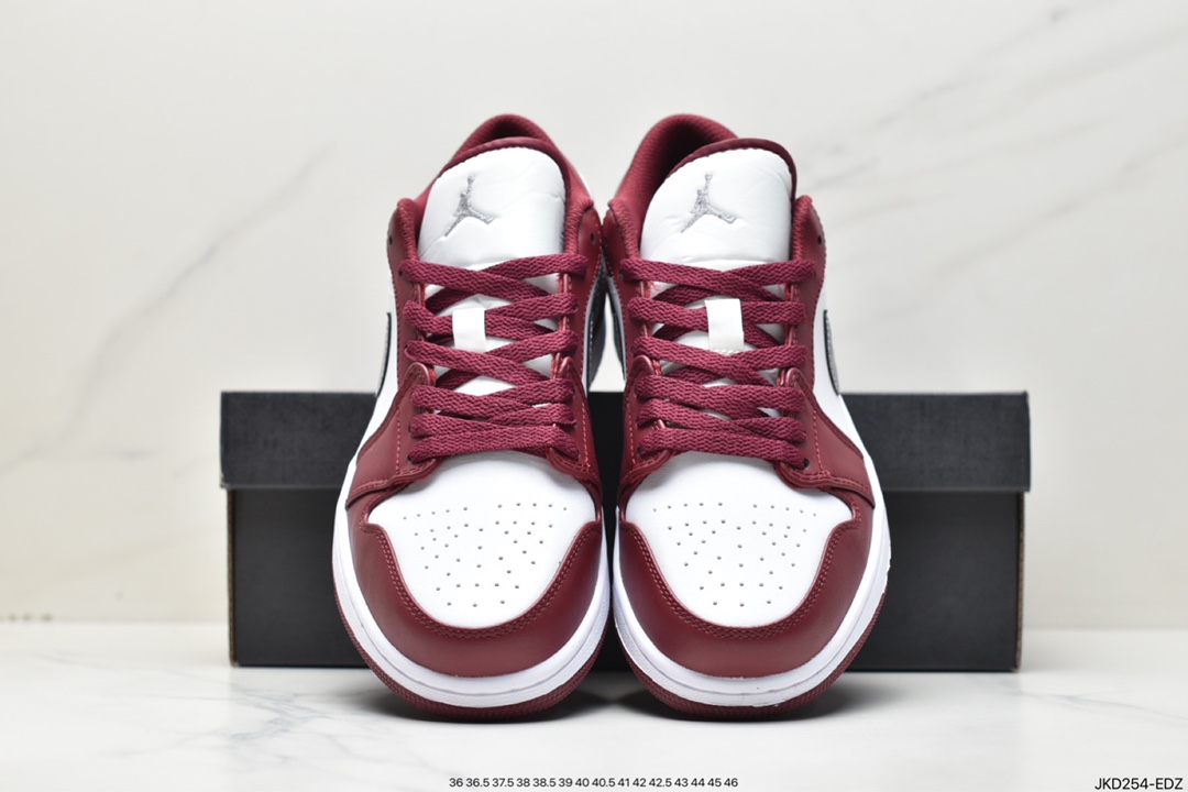 160 Air Jordan 1 Low "Bordeaux" AJ1 乔1波尔多红 低帮篮球鞋 553558-615