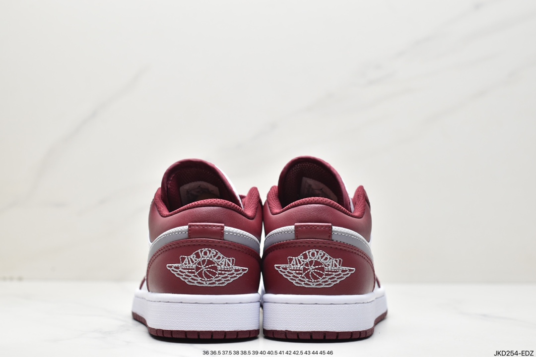 160 Air Jordan 1 Low "Bordeaux" AJ1 乔1波尔多红 低帮篮球鞋 553558-615