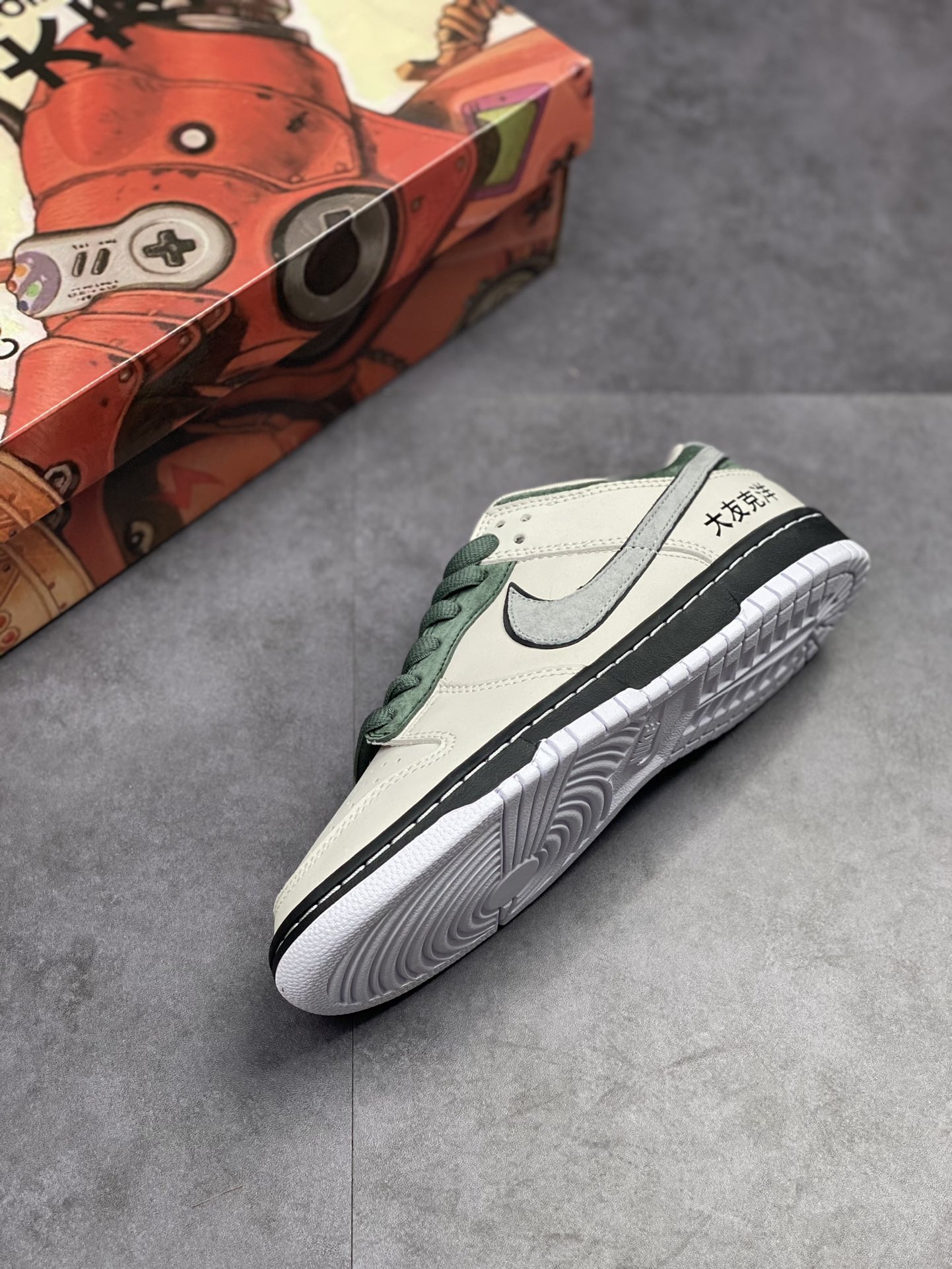 350 Nike SB Dunk Low 大友克洋 麂皮草绿灰LP3445-002