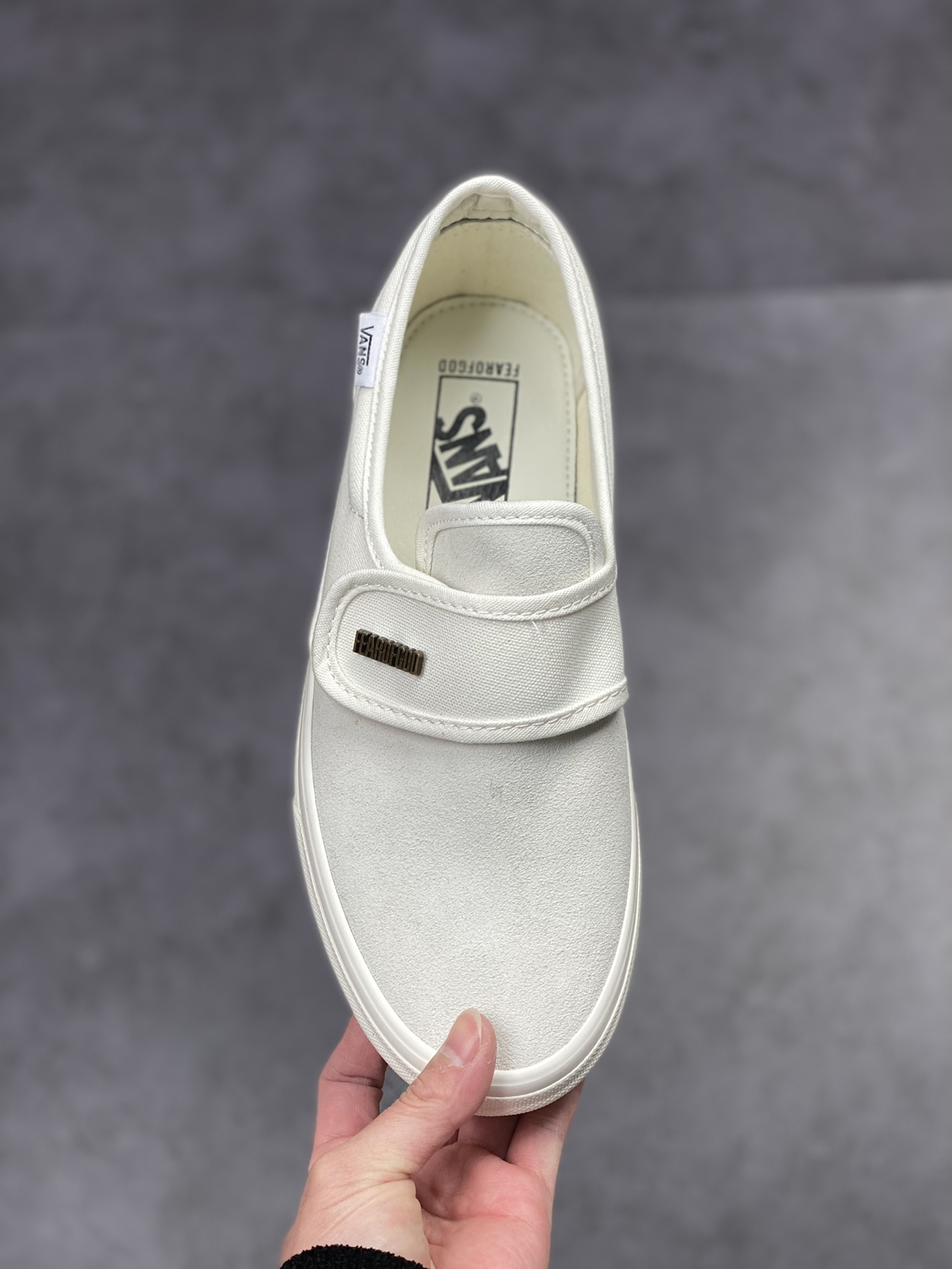 150  Fear Of God x Vans Slip-On 47V DX 复古米白色 Vans x FOG 高街品牌