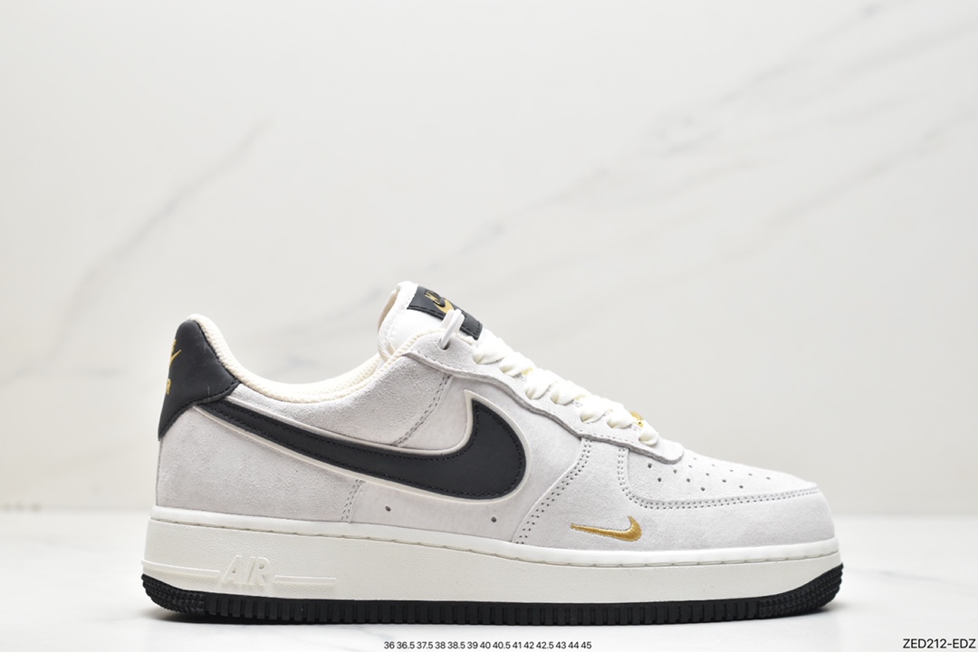 260 Nike Air Force 1 Low ’07 小勾灰麂皮 空军一号低帮休闲板鞋KK5636-610