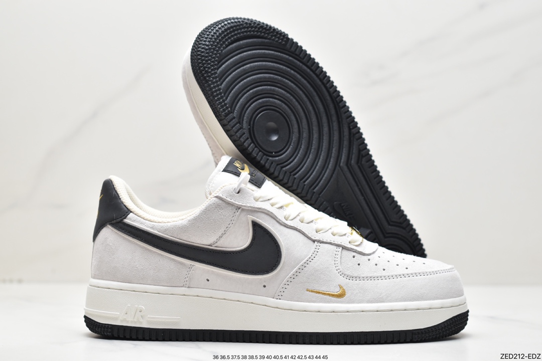 260 Nike Air Force 1 Low ’07 小勾灰麂皮 空军一号低帮休闲板鞋KK5636-610