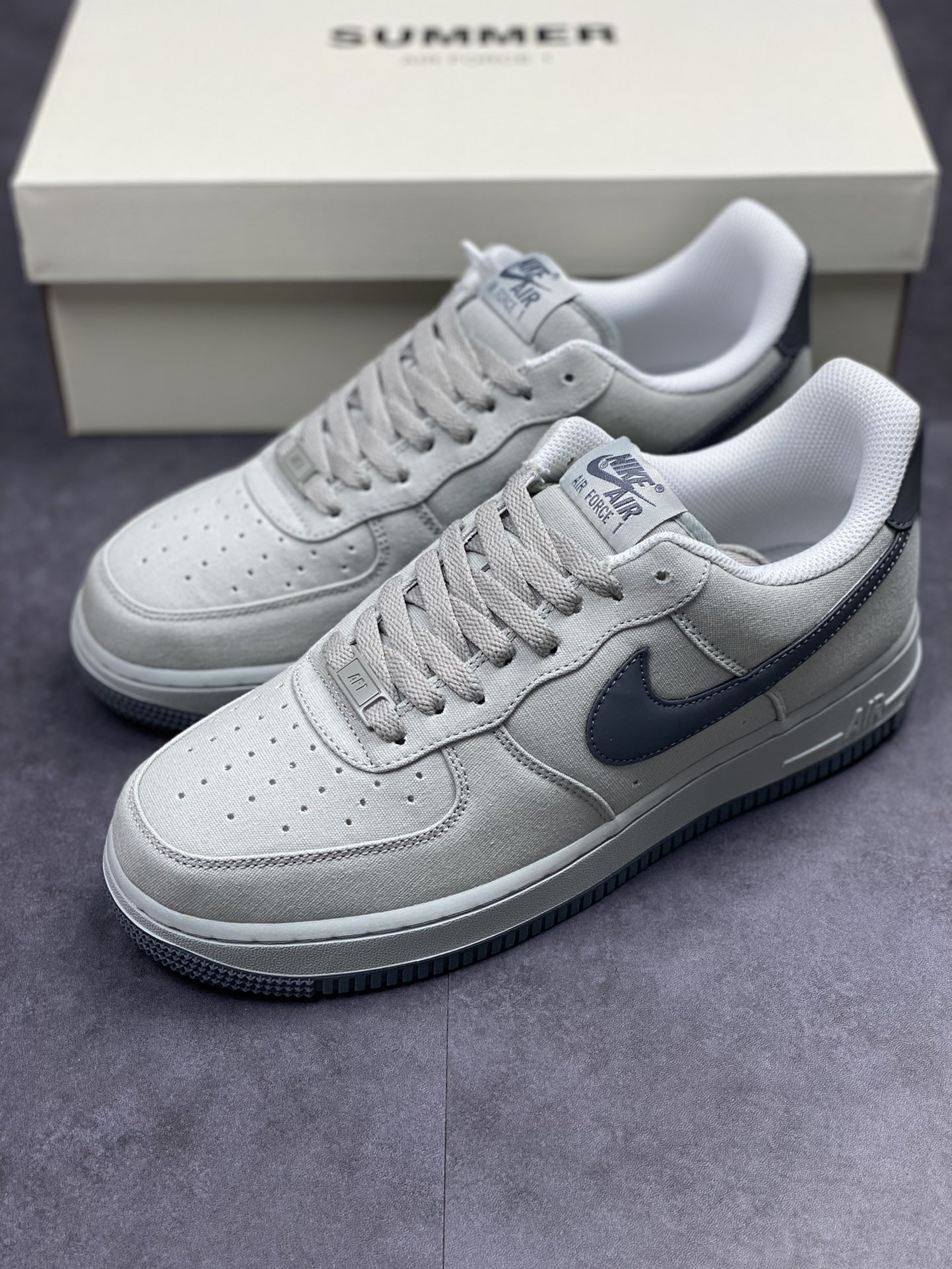 180 Nike Air Force 1 Low 07 帆布碳灰 DG2296-003