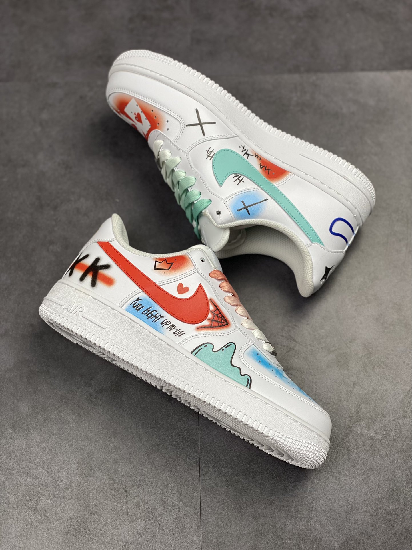 240 Nike Air Force 1 Low 07 二次元小丑涂鸦 CW2288-111