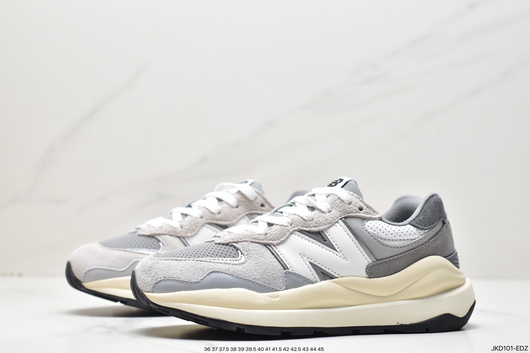 ”Zhang Zifeng endorses color matching, NBNew Balance M5740 series retro old jogging shoes ”Black Midnight Blue Silver Gray White Pink” W5740TA”