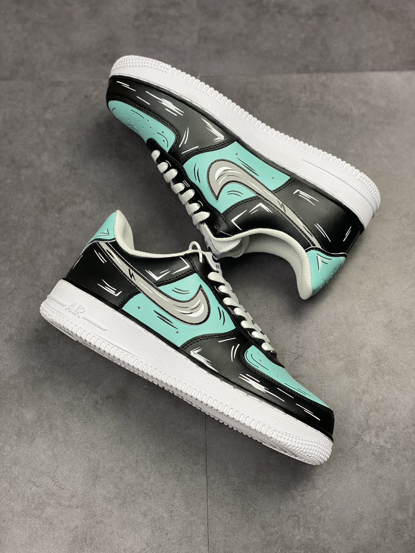 240 Nike Air Force 1 Low 07 黑钻石限定 CW2288-215