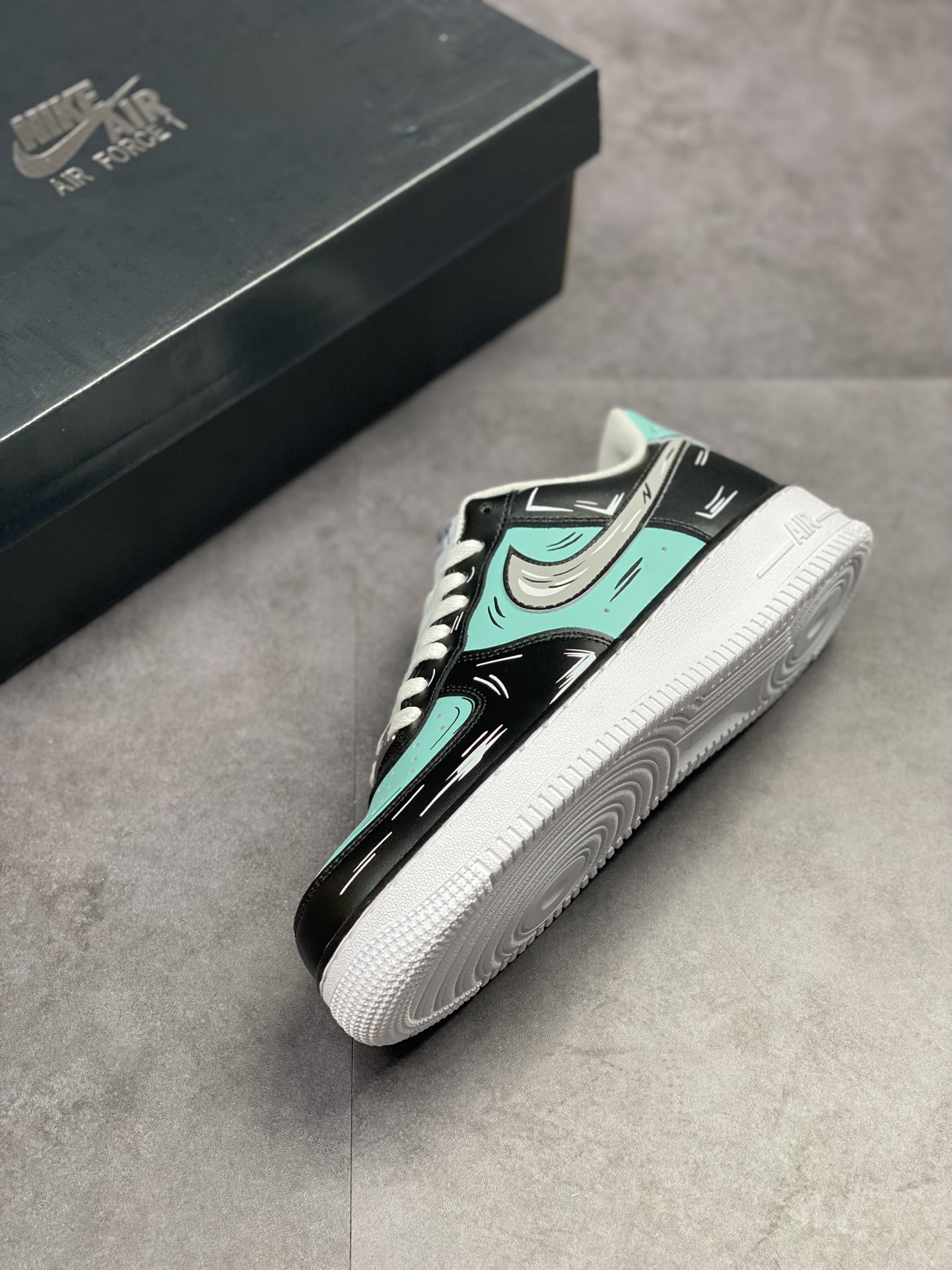 240 Nike Air Force 1 Low 07 黑钻石限定 CW2288-215