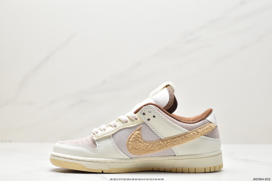 160 Nike SB Dunk Low"Year of the Rabbit"扣篮系列低帮休闲运动滑板板鞋“浅棕米白穗兔”FD4203-211