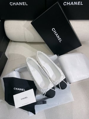 Chanel Single Layer Shoes Weave Genuine Leather Goat Skin Sheepskin