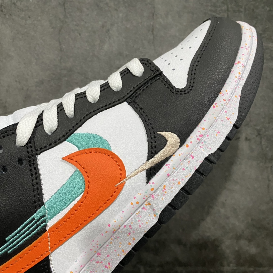 图片[6]-Top版本Dunk Low \” Multi-Color Swoosh \”三色彩勾 低帮休闲板鞋 FD4623-131一线大厂出品 实拍所见即所得 品质随意秒杀市面浑水摸鱼嘴炮\”纯原\” 尺码：36 36.5 37.5 38 38.5 39 40 40.5 41 42 42.5 43 44 44.5 45 46-莆田鞋批发中心