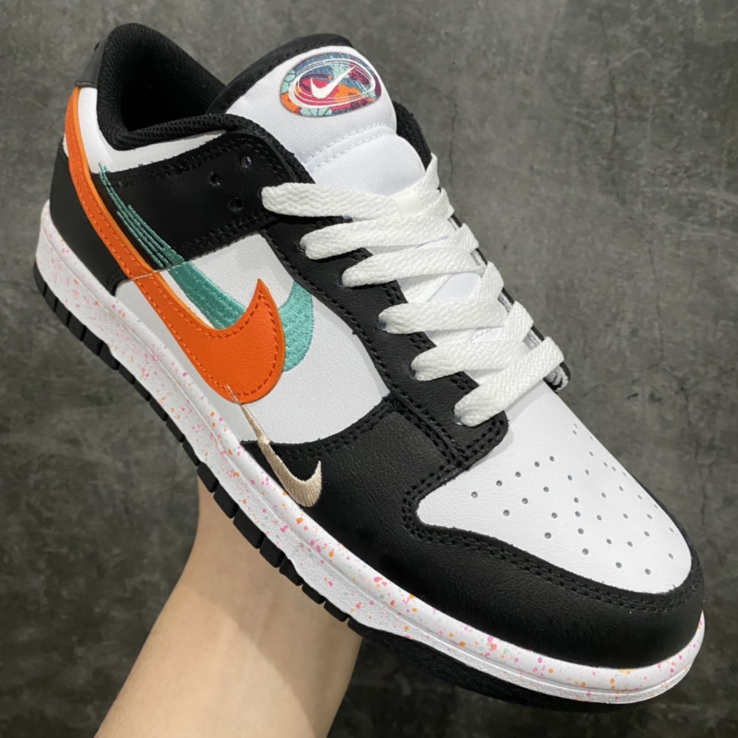 图片[3]-Top版本Dunk Low \” Multi-Color Swoosh \”三色彩勾 低帮休闲板鞋 FD4623-131一线大厂出品 实拍所见即所得 品质随意秒杀市面浑水摸鱼嘴炮\”纯原\” 尺码：36 36.5 37.5 38 38.5 39 40 40.5 41 42 42.5 43 44 44.5 45 46-莆田鞋批发中心