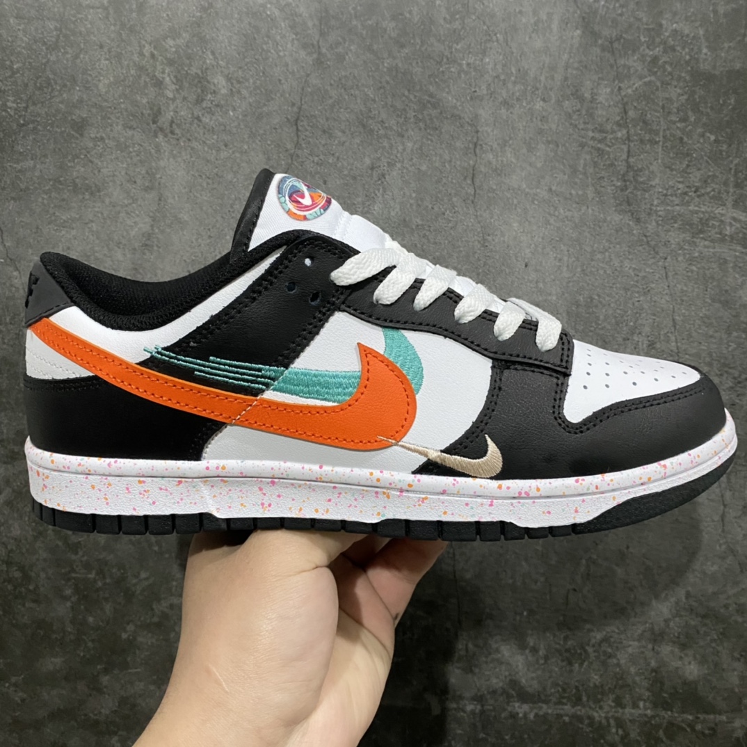 Top版本Dunk Low \” Multi-Color Swoosh \”三色彩勾 低帮休闲板鞋 FD4623-131一线大厂出品 实拍所见即所得 品质随意秒杀市面浑水摸鱼嘴炮\”纯原\” 尺码：36 36.5 37.5 38 38.5 39 40 40.5 41 42 42.5 43 44 44.5 45 46-莆田鞋批发中心