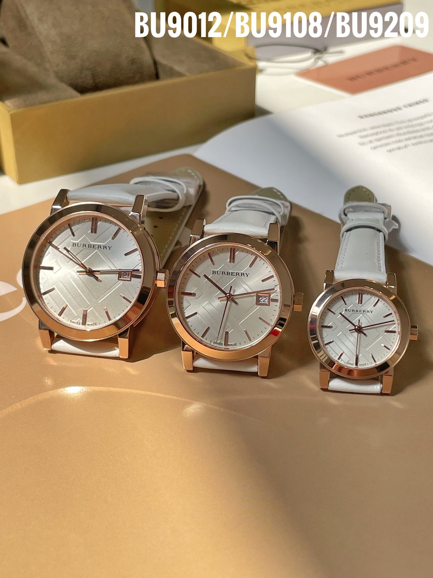 Burberry Watches: BU9012, BU9108, BU9209 – Steel Shell, Sapphire Glass, Real Skin Tablet - 图片 3