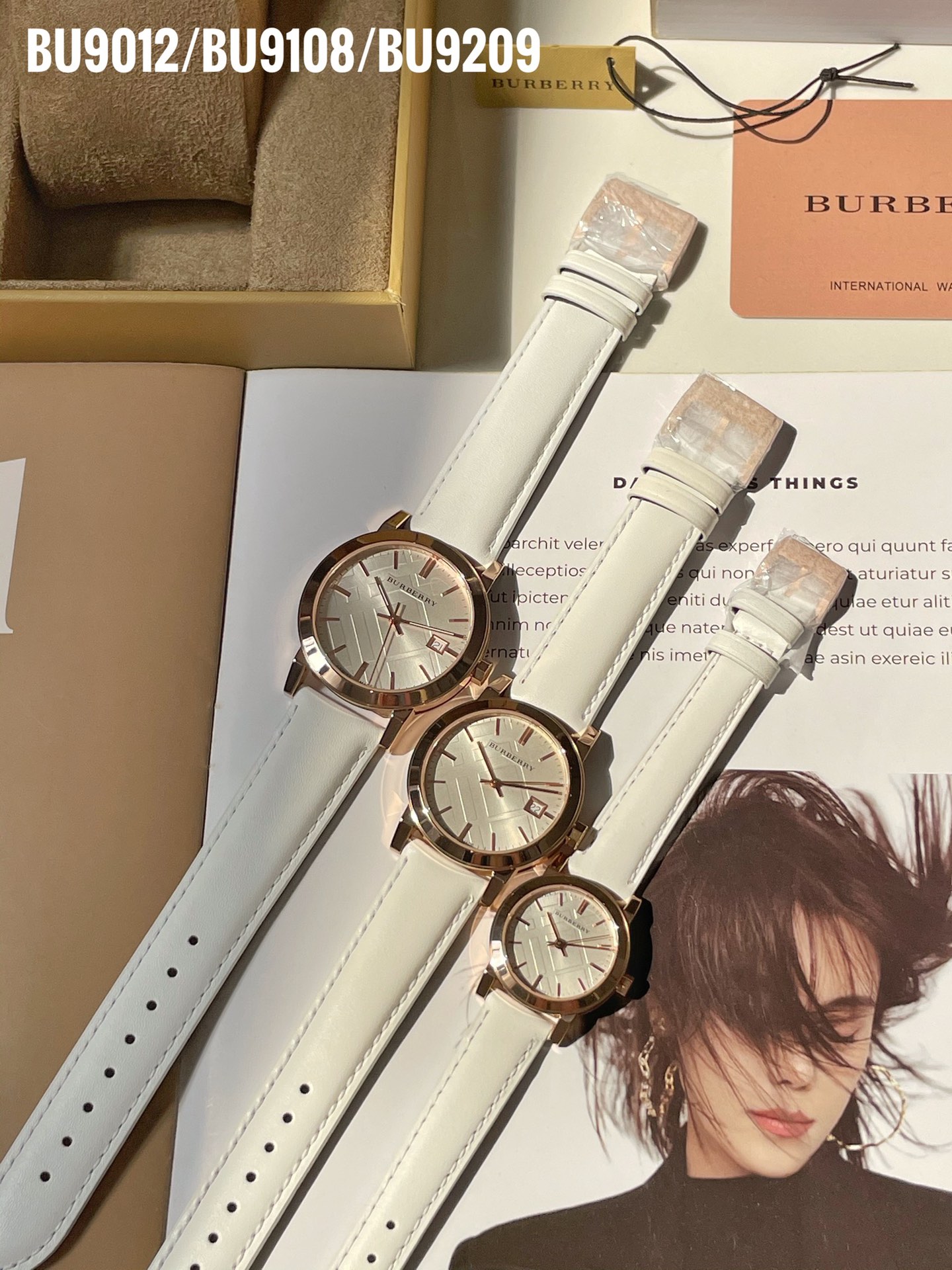 Burberry Watches: BU9012, BU9108, BU9209 – Steel Shell, Sapphire Glass, Real Skin Tablet - 图片 2