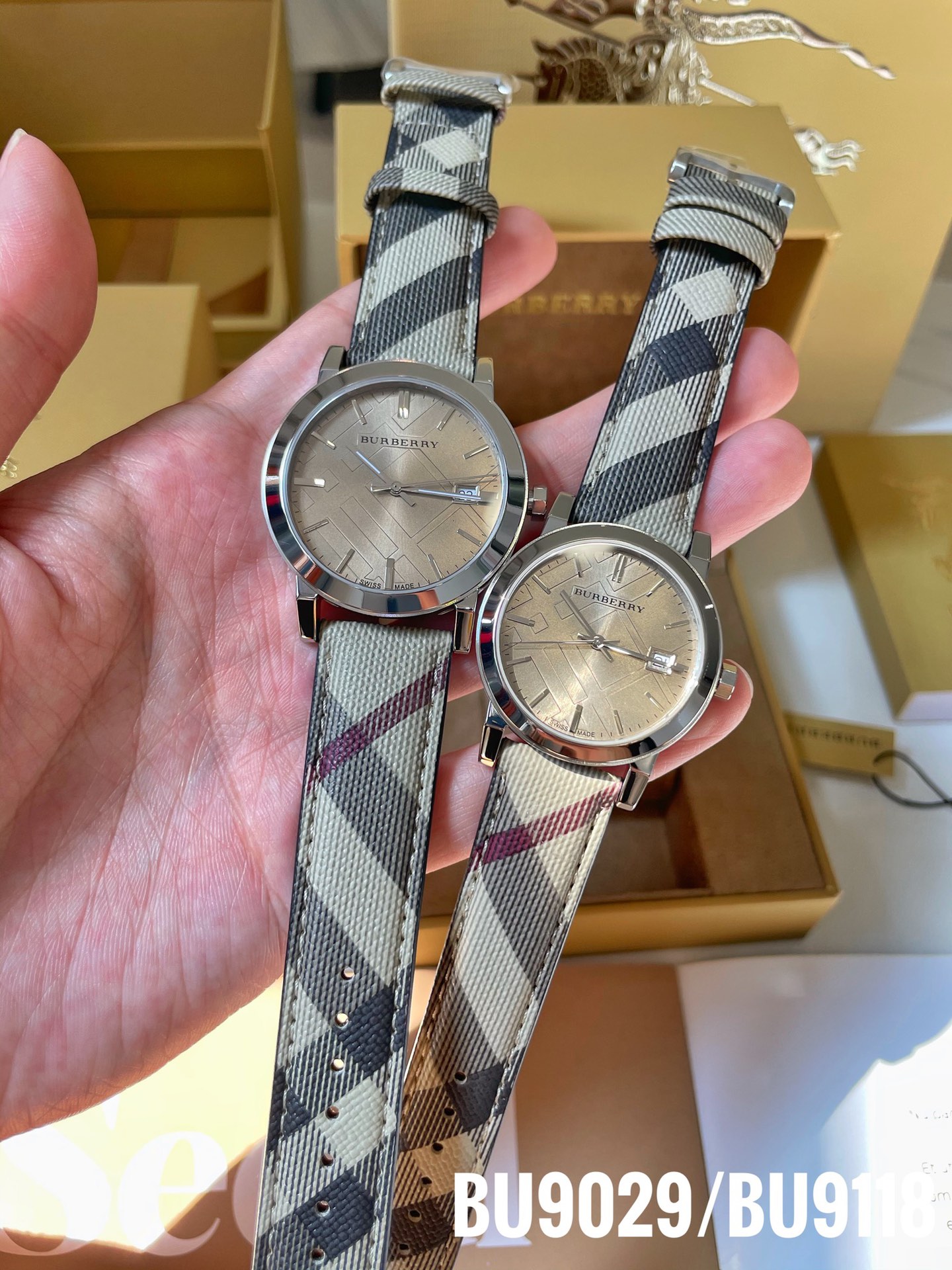 Luxury Burberry Watches: BU9029, BU9118 Steel Shell, Sapphire Glass, Real Skin Tablet. - 图片 5