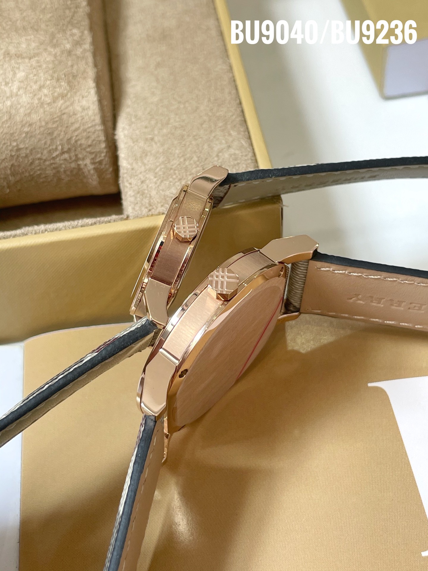 Luxurious Burberry Watches: Models BU9040 and BU9236, Steel Shell, Sapphire Glass, Real Skin. - 图片 8