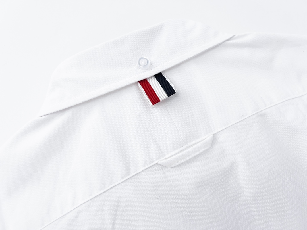 Tom Browne Oxford Stripe White Shirt: Premium Quality, Unique Design, Limited Stock. - 图片 4