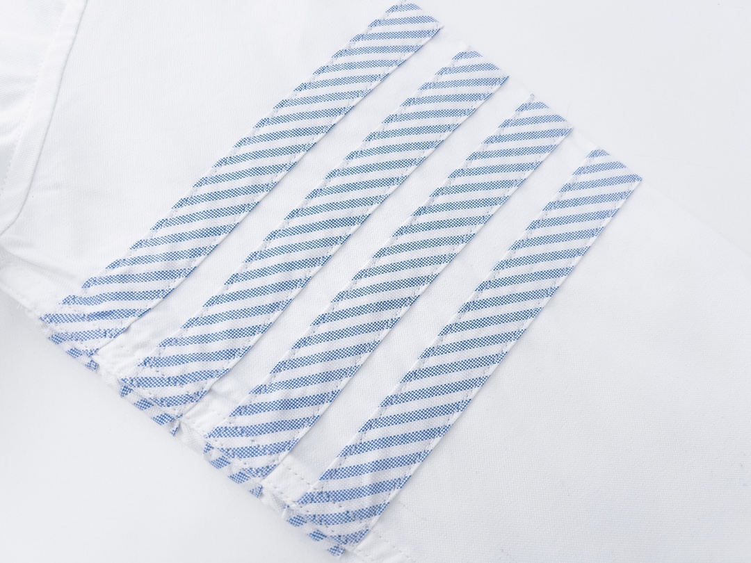 Tom Browne Oxford Stripe White Shirt: Premium Quality, Unique Design, Limited Stock. - 图片 7