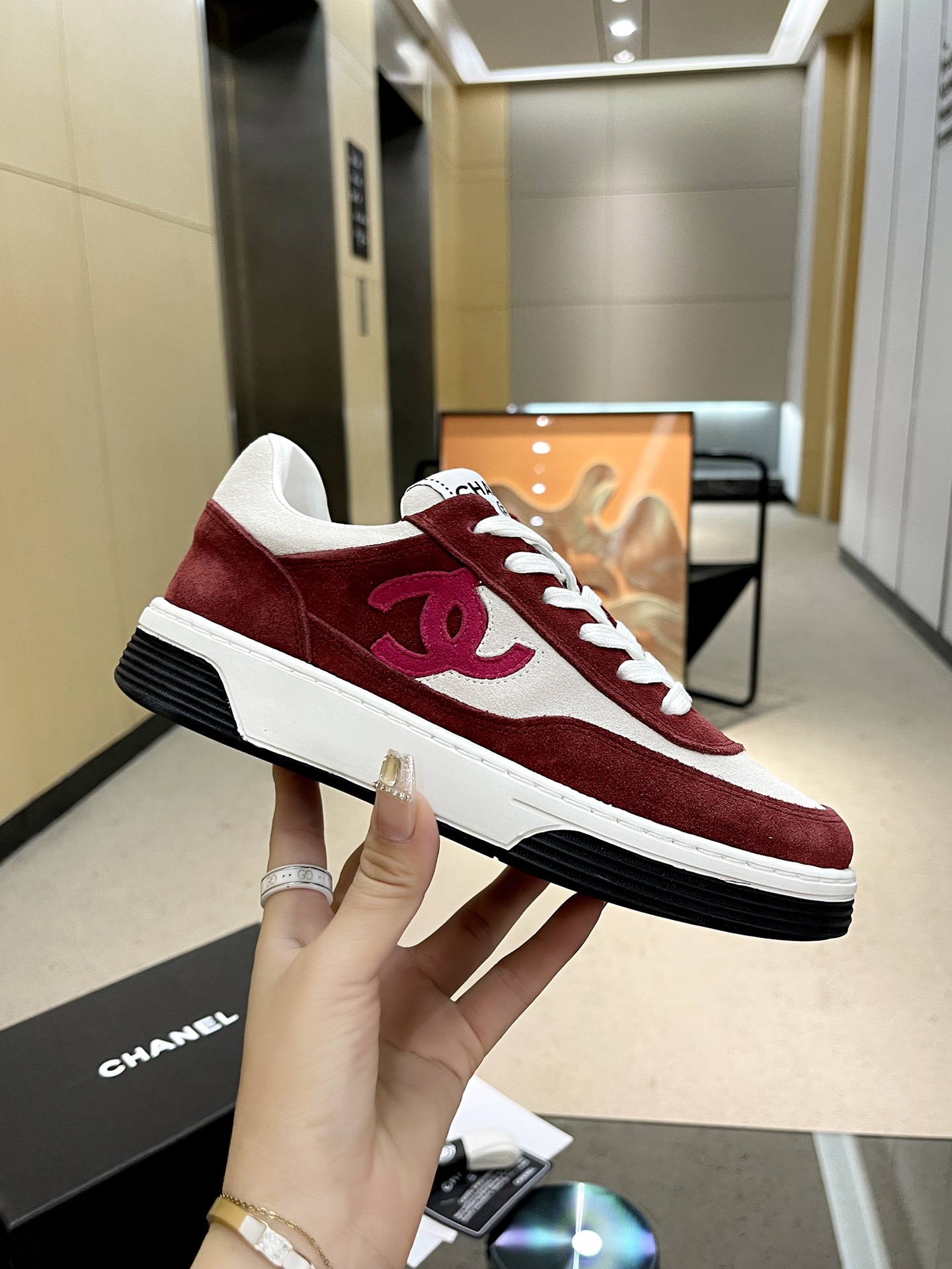 Chanel AAAA
 Zapatos Zapatillas de monopatín Zapatillas deportivas Chamois Colección primavera – verano Casual