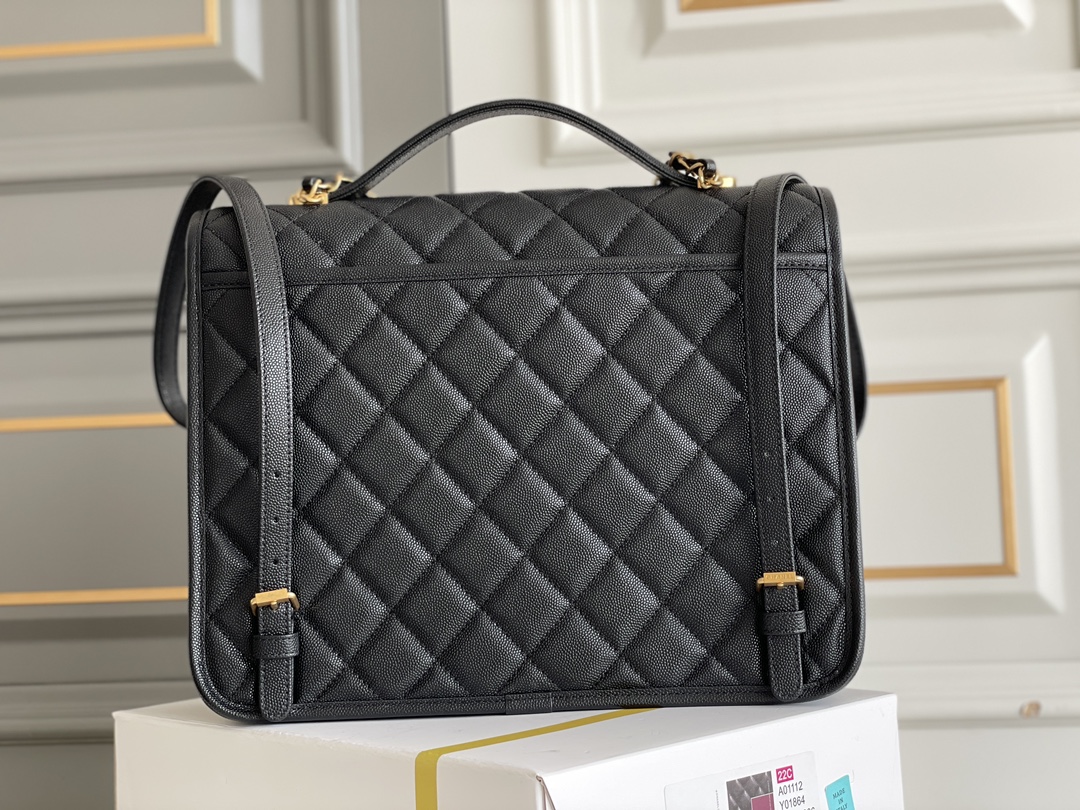 🌼现货 白金版▪️正品级 包装如图新品到货🆕𝗖𝗵𝗮𝗻𝗲𝟭 𝟮𝟮𝗞秋冬🌿纯原厂 鱼子酱铭牌双肩包𝟸𝟸𝚔秋冬