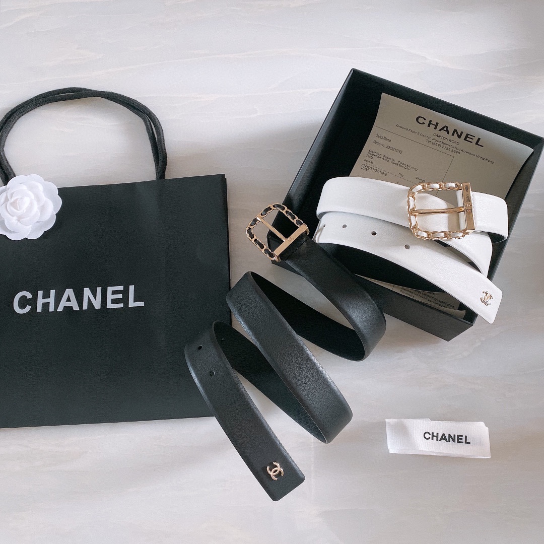 -集合图 Chanel 针扣 经典香奶奶腰带