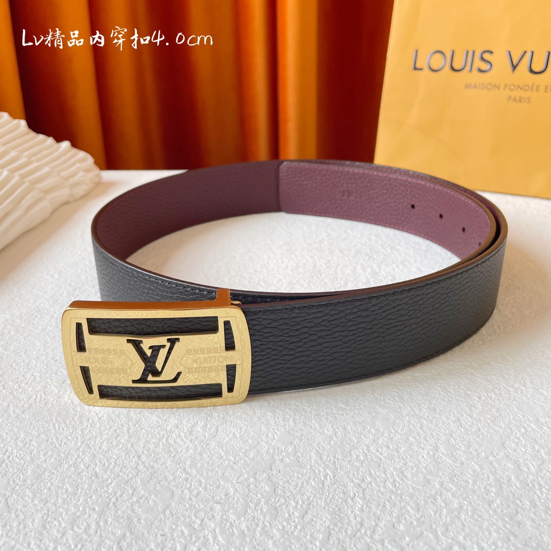 LOUISVUITTON[正]原单品质精挑细选头层牛皮搭配原单精品钢扣精工制作细节看图实物拍摄高端奢华宽