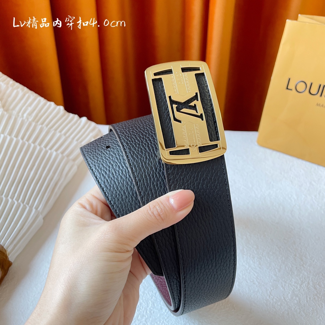 LOUISVUITTON[正]原单品质精挑细选头层牛皮搭配原单精品钢扣精工制作细节看图实物拍摄高端奢华宽